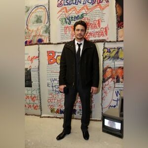 James Franco Original Signed Artwork Blanket